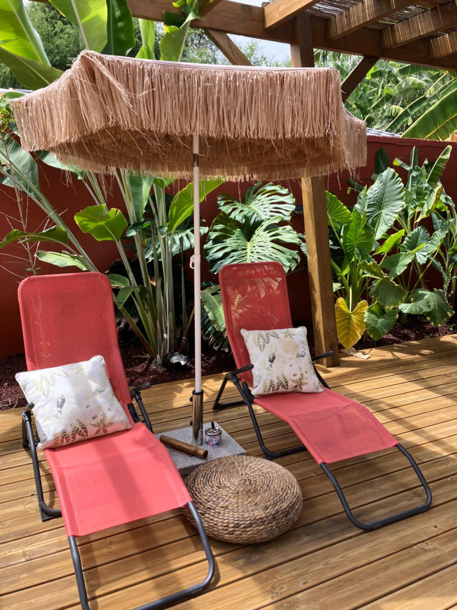 Kazacoco Bungalow A 5 Min A Pieds Du Lagon La Saline Le Bains Bagian luar foto